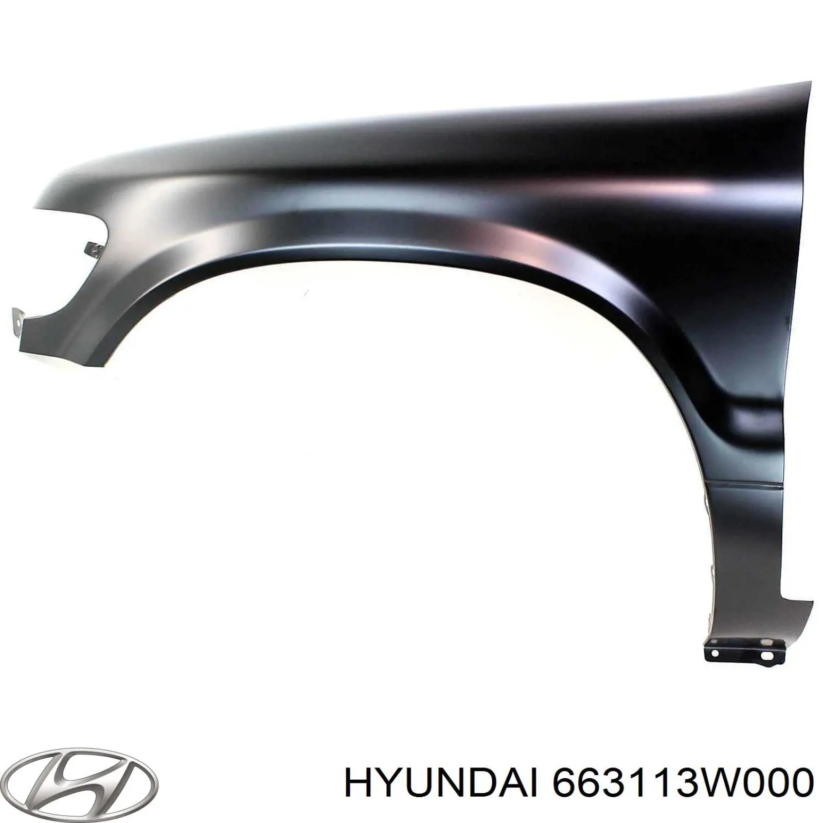 Aleta delantera izquierda Hyundai/Kia 663113W000 precio, desde 82,88 EUR