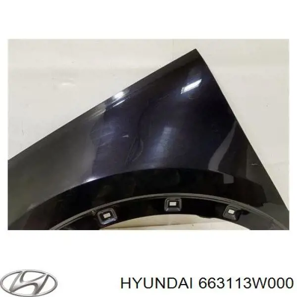 663113W000 Hyundai/Kia guardabarros delantero izquierdo