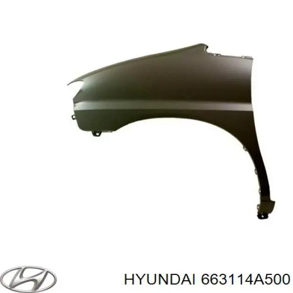Comprar 663114A500 Hyundai/Kia Aleta delantera izquierda