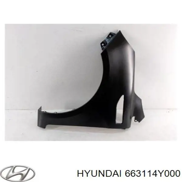 663114Y000 Hyundai/Kia guardabarros delantero izquierdo