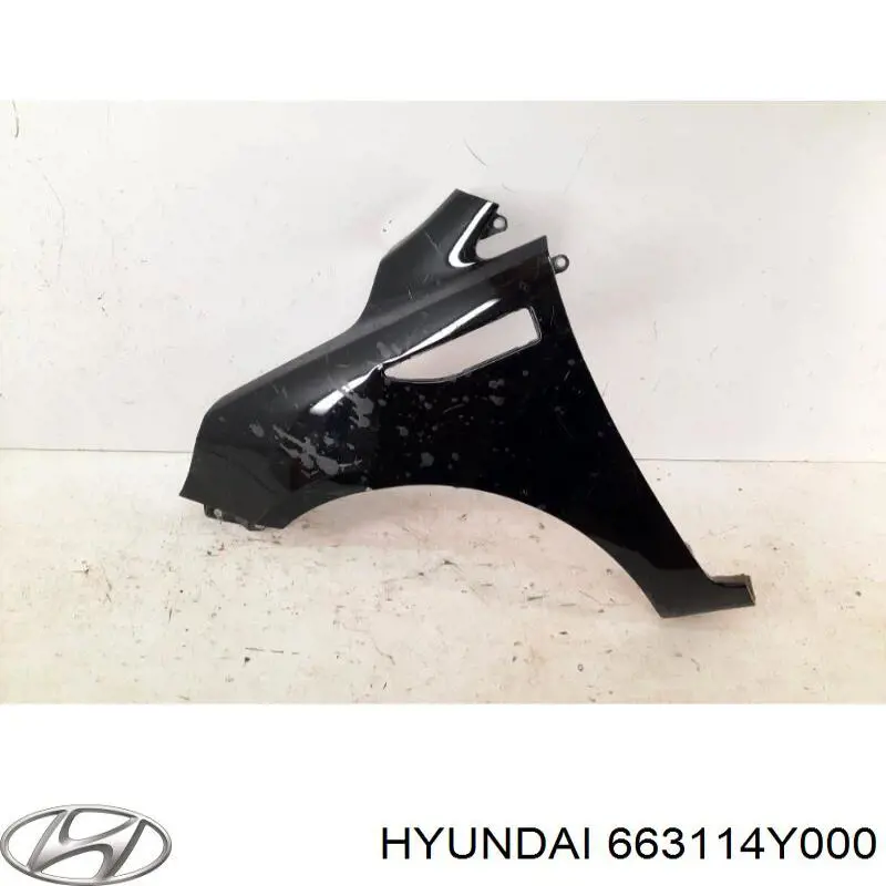 Aleta delantera izquierda 663114Y000 Hyundai/Kia