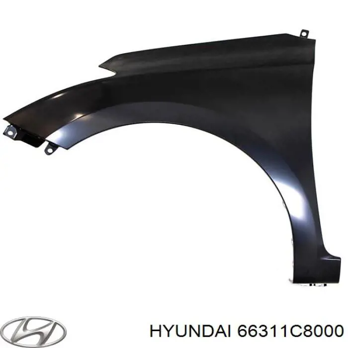 Guardabarros delantero izquierdo para Hyundai I20 (GB)