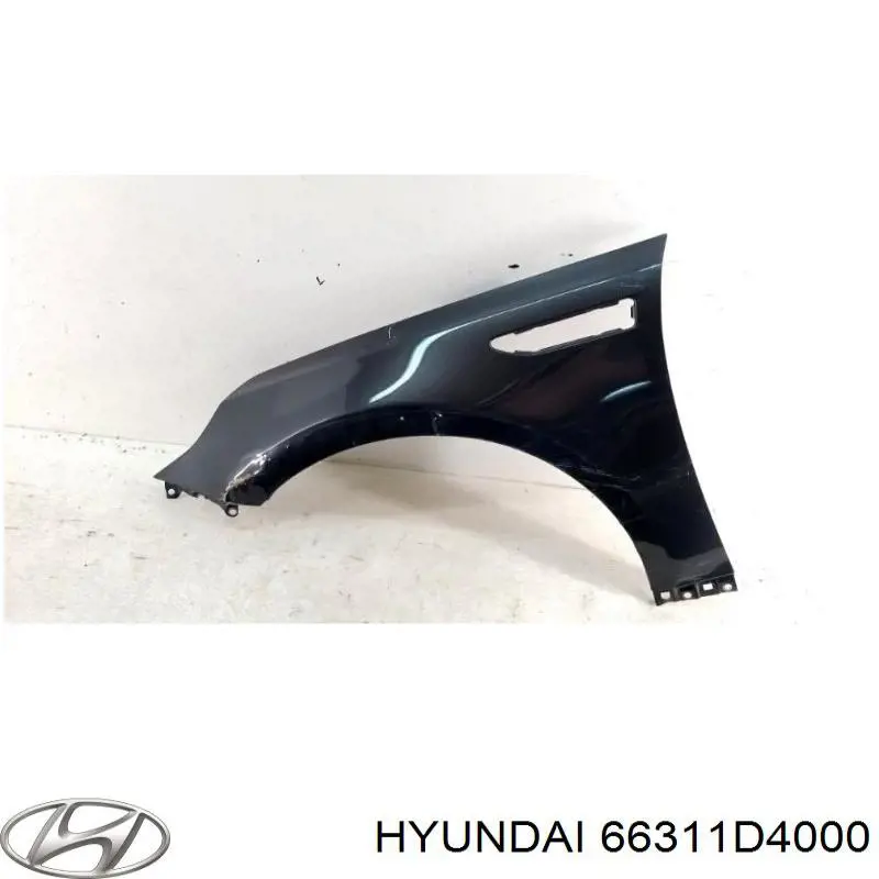 66311D4000 Hyundai/Kia guardabarros delantero izquierdo