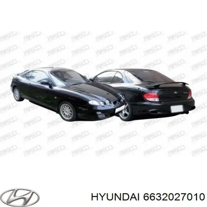Guardabarros delantero derecho para Hyundai Coupe (RD)