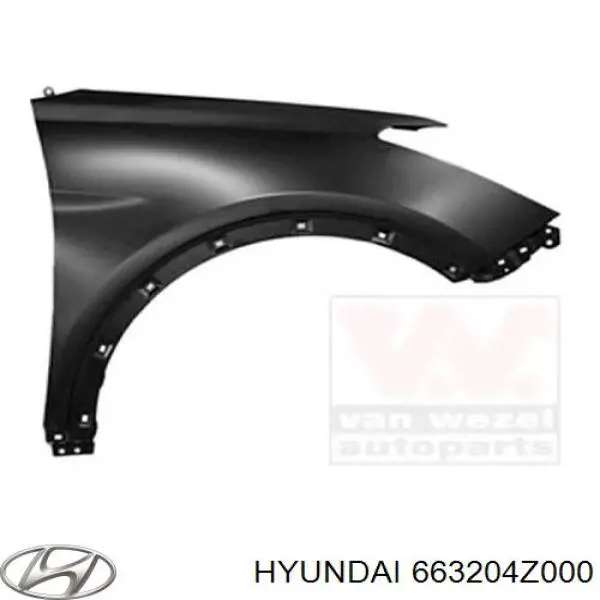 Comprar 663204Z000 Hyundai/Kia Aleta