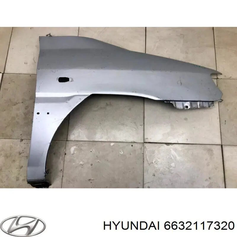 Guardabarros delanteros derecho Hyundai/Kia 6632117320 precio, desde 72,43 EUR