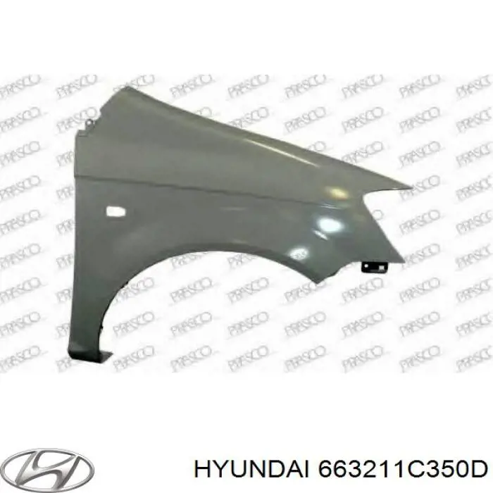 Comprar 663211C350D Hyundai/Kia Aleta