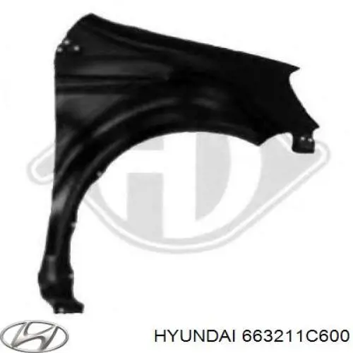 Comprar 663211C600 Hyundai/Kia Aleta