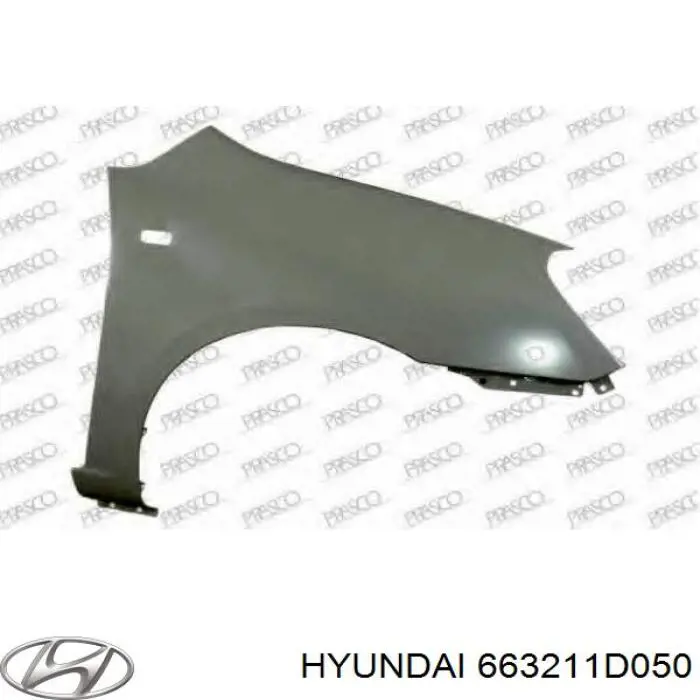 Comprar 663211D050 Hyundai/Kia Aleta