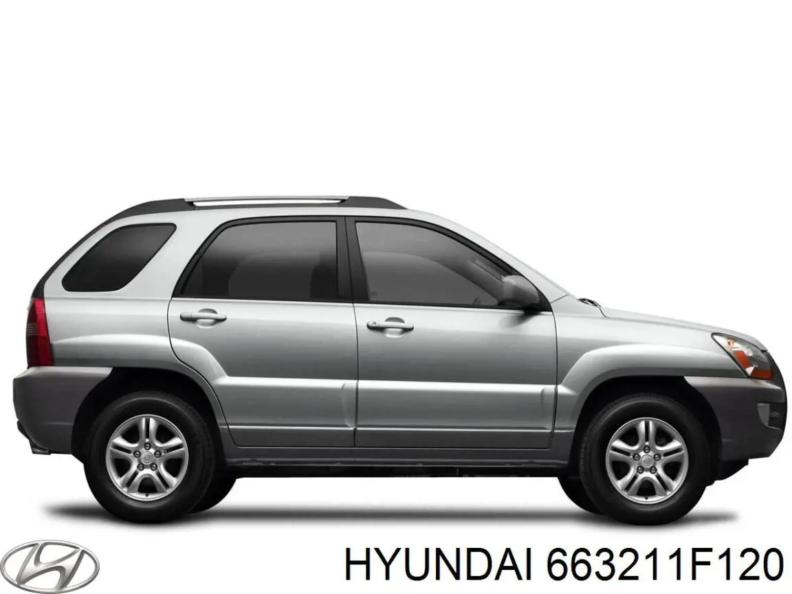 663211F000 Hyundai/Kia guardabarros delantero derecho