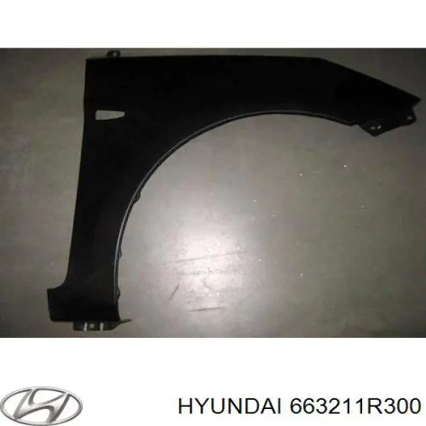 Guardabarros delantero derecho para Hyundai Accent (SB)