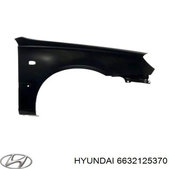 Guardabarros delanteros derecho Hyundai/Kia 6632125370 precio, desde 63,02 EUR