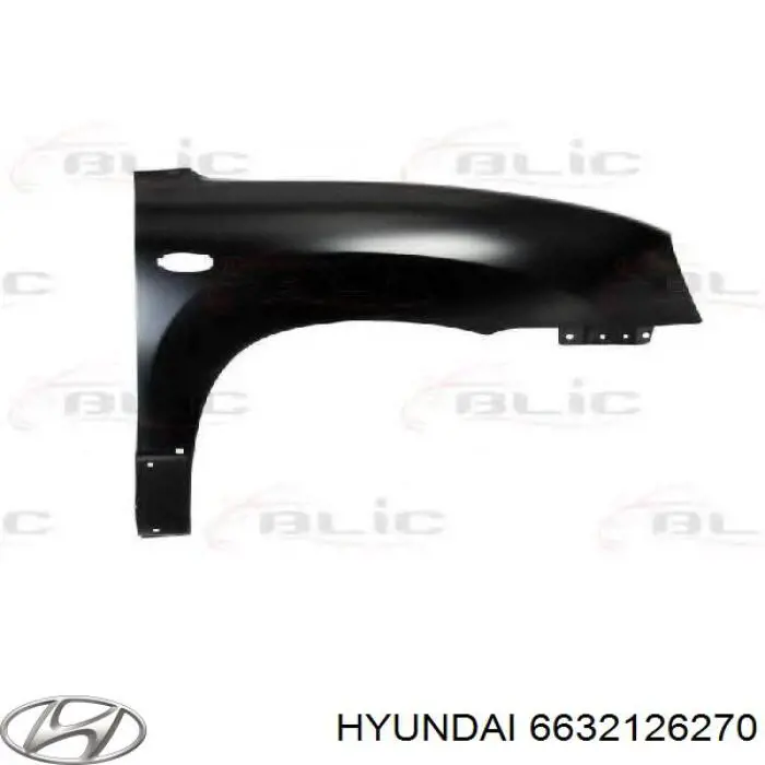 Comprar 6632126270 Hyundai/Kia Aleta