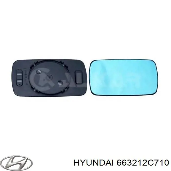 663212C710 Hyundai/Kia guardabarros delantero derecho