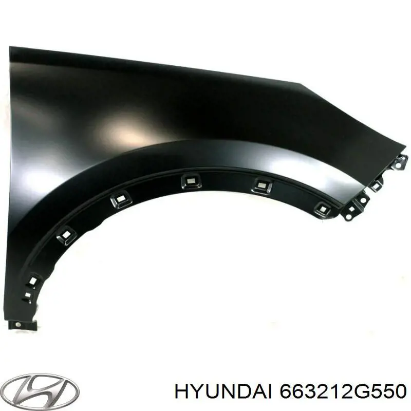 Guardabarros delanteros derecho Hyundai/Kia 663212G550 precio, desde 80,75 EUR