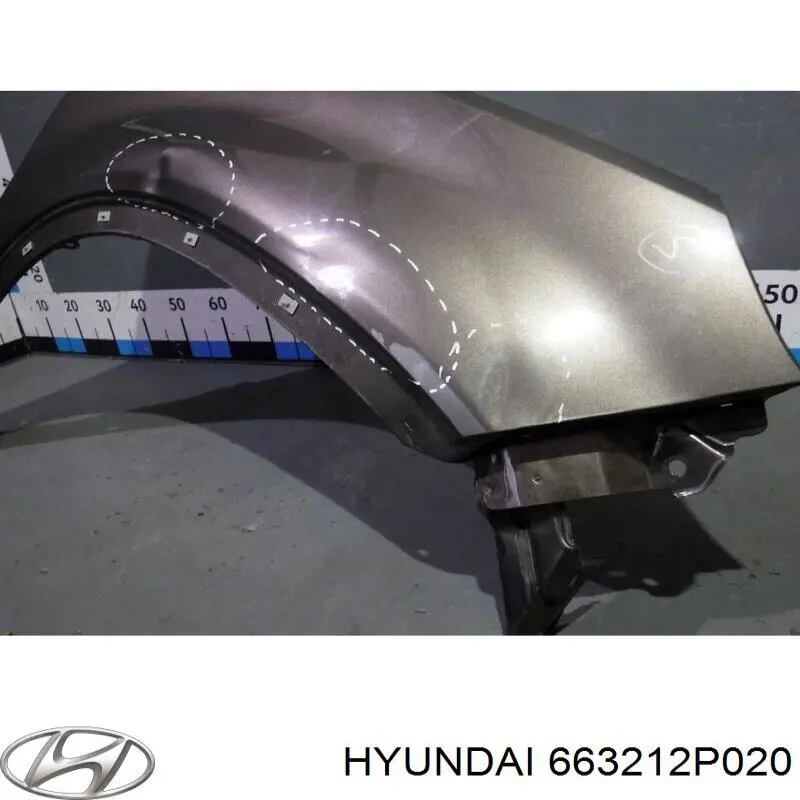 Guardabarros delanteros derecho Hyundai/Kia 663212P020 precio, desde 59,44 EUR