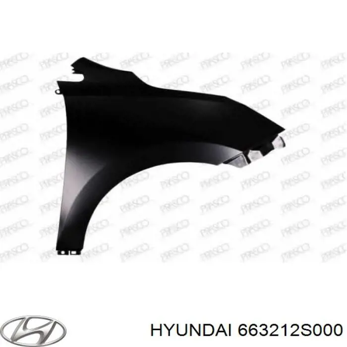 Comprar 663212S000 Hyundai/Kia Aleta