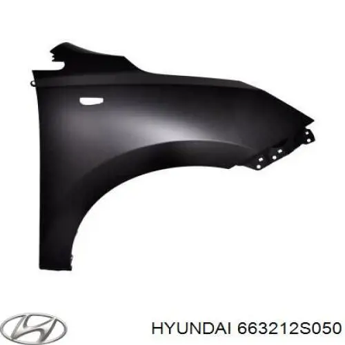 Guardabarros delanteros derecho Hyundai/Kia 663212S050 precio, desde 101,64 EUR