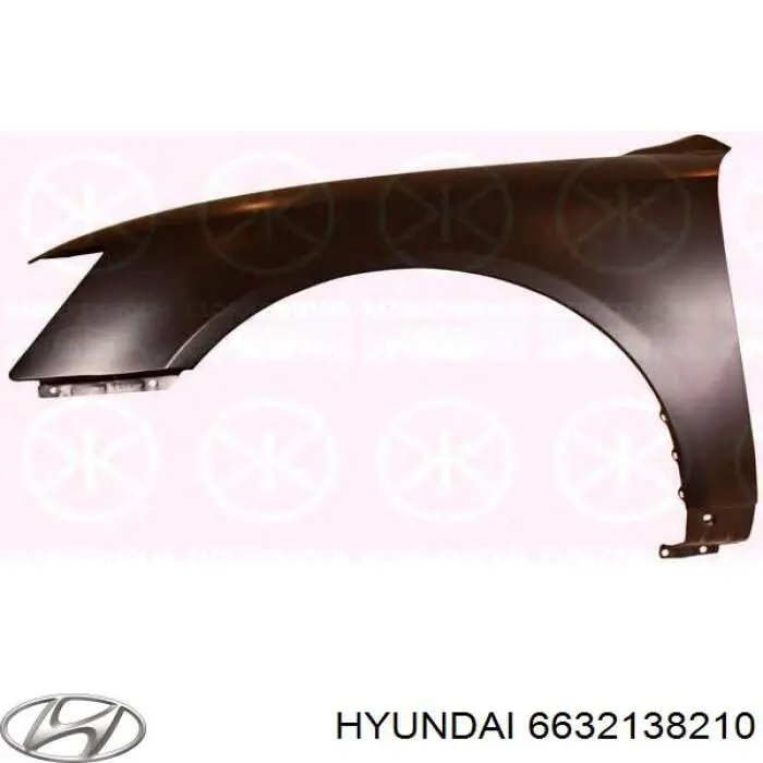 Guardabarros delantero derecho para Hyundai Sonata (EF)