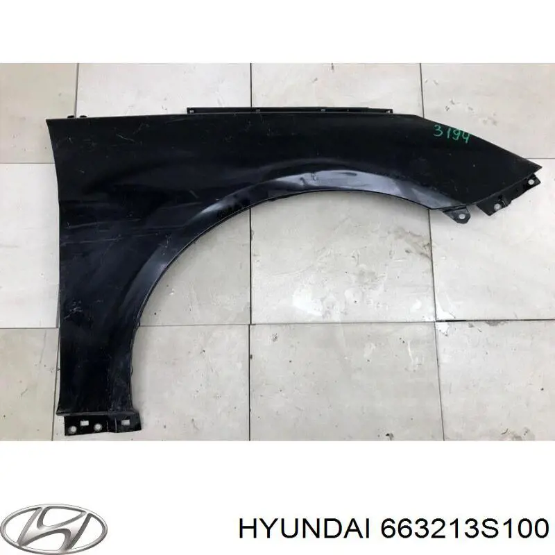 663213S100 Hyundai/Kia guardabarros delantero derecho