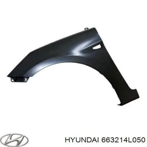 Guardabarros delantero derecho para Hyundai SOLARIS (SBR11)