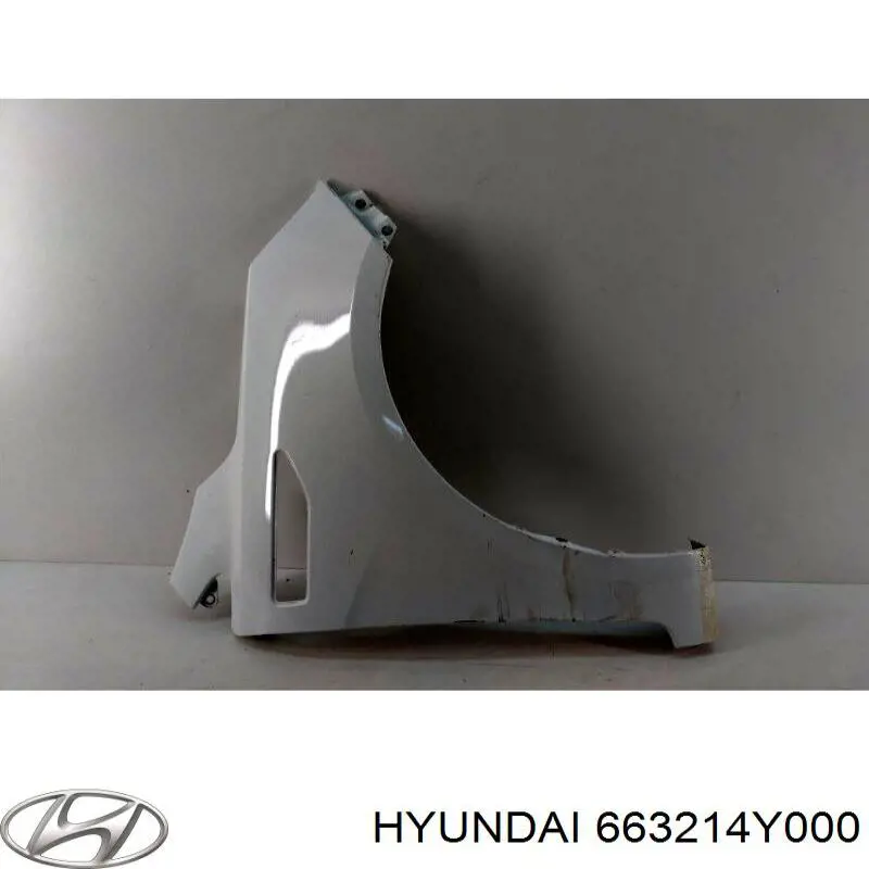 663214Y000 Hyundai/Kia guardabarros delantero derecho