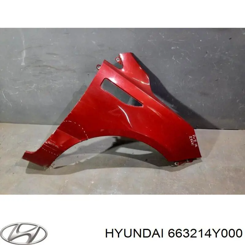 663214Y000 Hyundai/Kia Aleta delantera