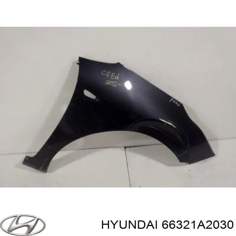 66321A2030 Hyundai/Kia guardabarros delantero derecho