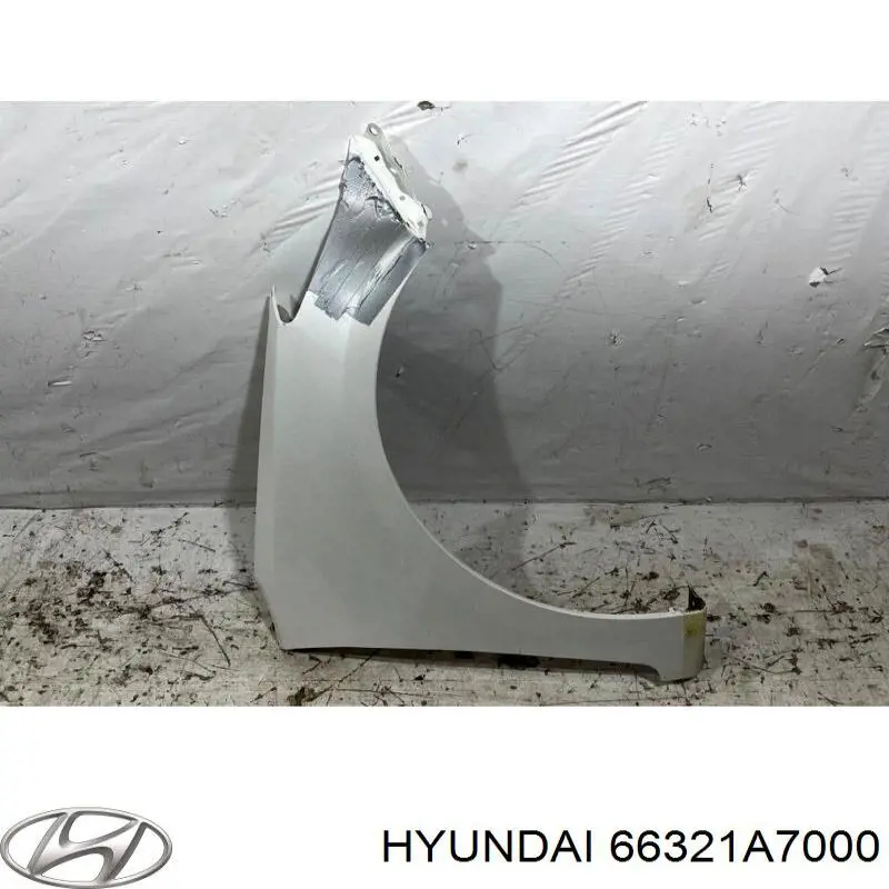 66321A7000 Hyundai/Kia guardabarros delantero derecho