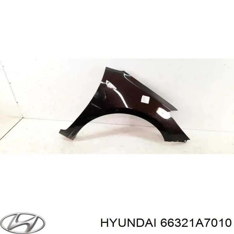 66321A7010 Hyundai/Kia guardabarros delantero derecho