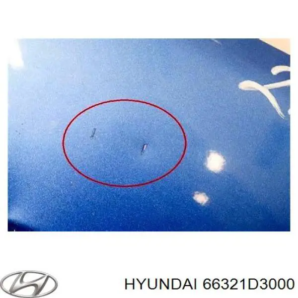 66321D3000 Hyundai/Kia guardabarros delantero derecho