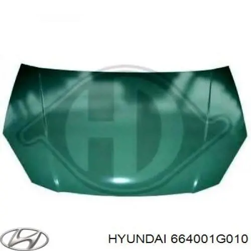Capó del motor Hyundai/Kia 664001G010 precio, desde 196,61 EUR