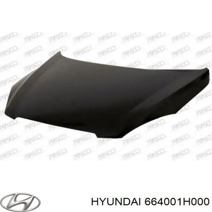 664001H000 Hyundai/Kia capó