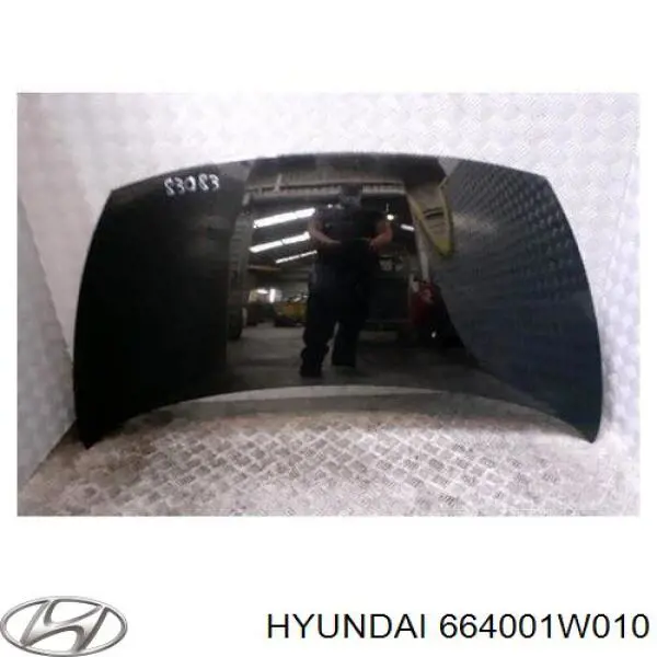 664001W010 Hyundai/Kia capó del motor