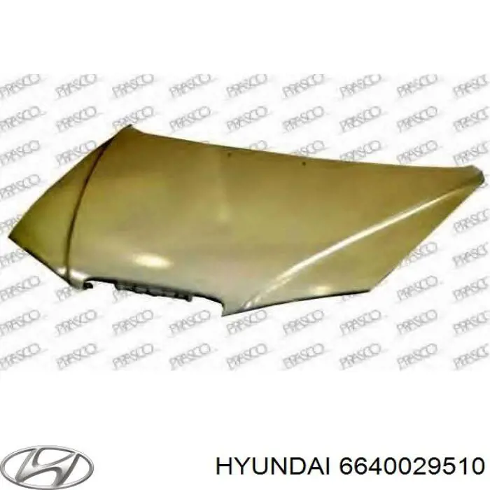 Capot para Hyundai Lantra 2 
