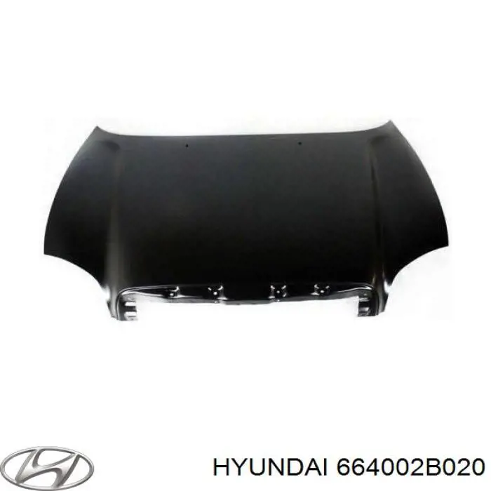 664002B020 Hyundai/Kia capó del motor