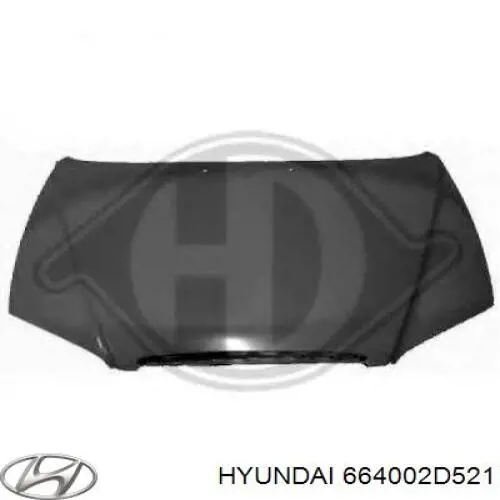 Capó del motor Hyundai/Kia 664002D521 precio, desde 195,11 EUR