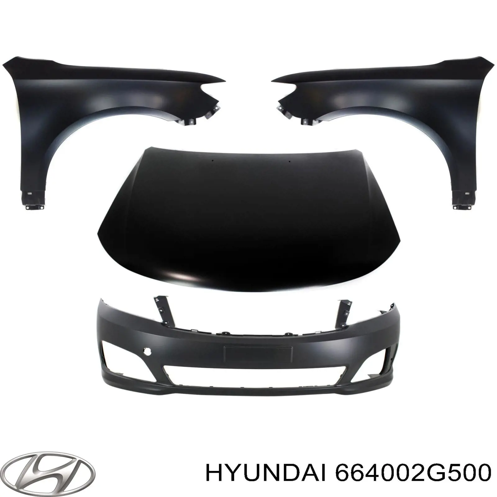 664002G500 Hyundai/Kia capó