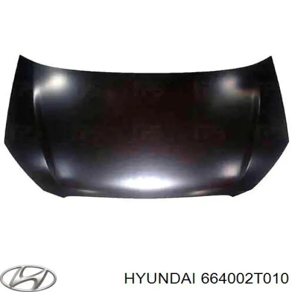 664002T010 Hyundai/Kia capó del motor