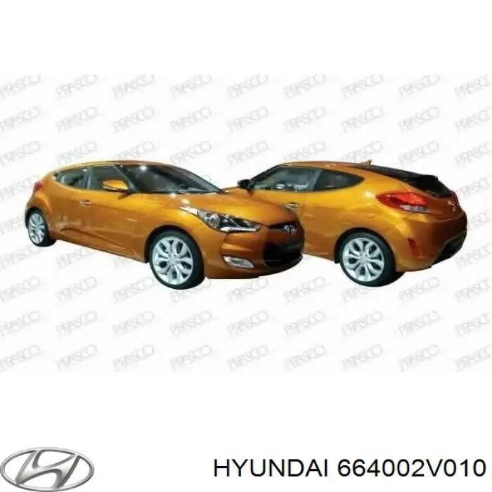 Capot para Hyundai Veloster FS