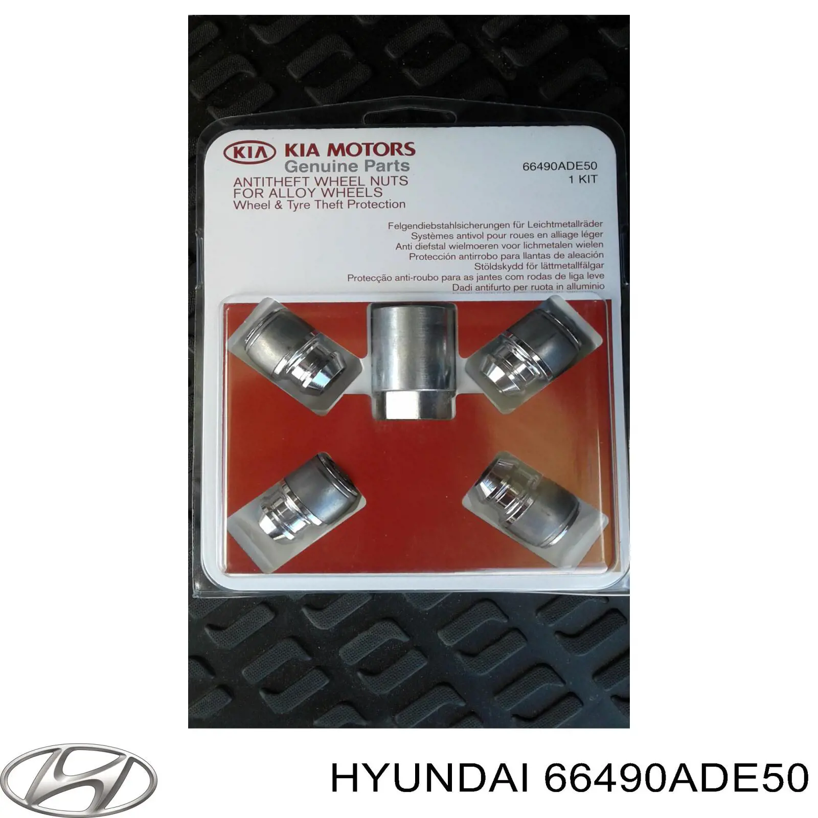 66490ADE50 Hyundai/Kia tuerca de rueda