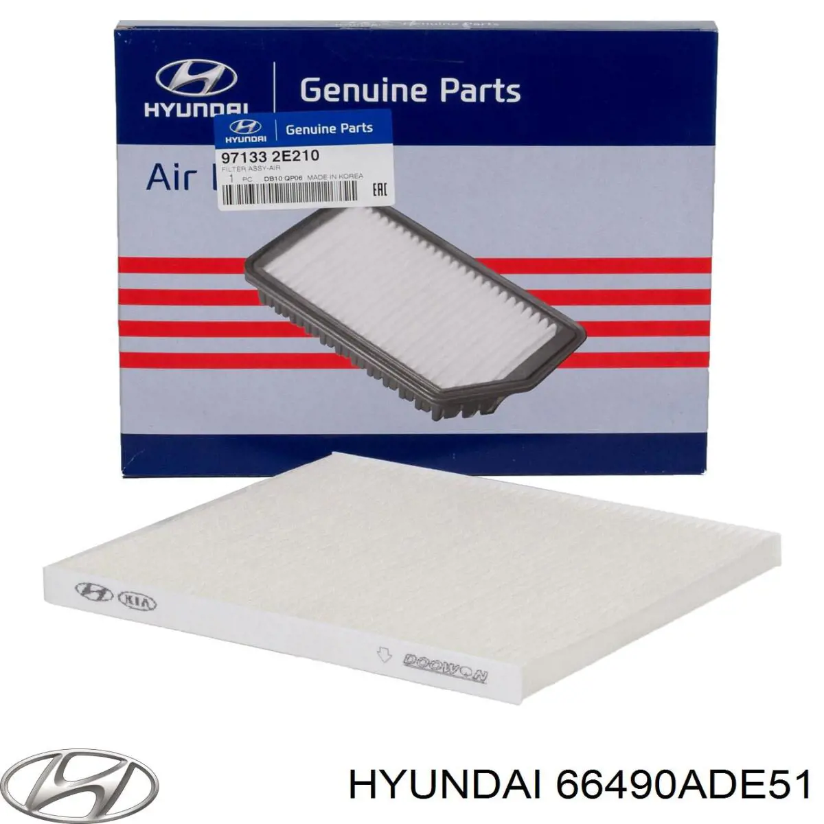 Tuercas de rueda 66490ADE51 Hyundai/Kia