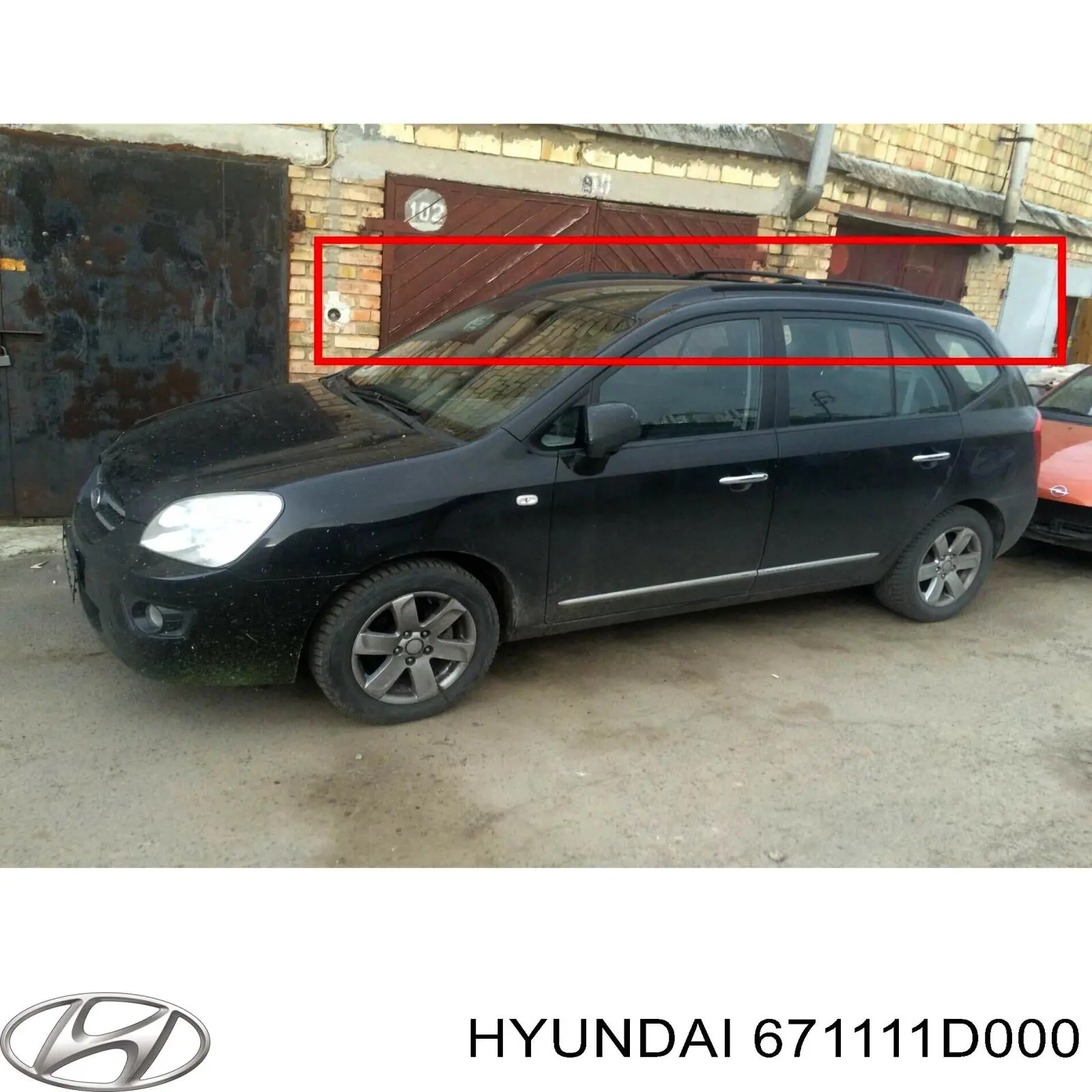 671111D000 Hyundai/Kia techo