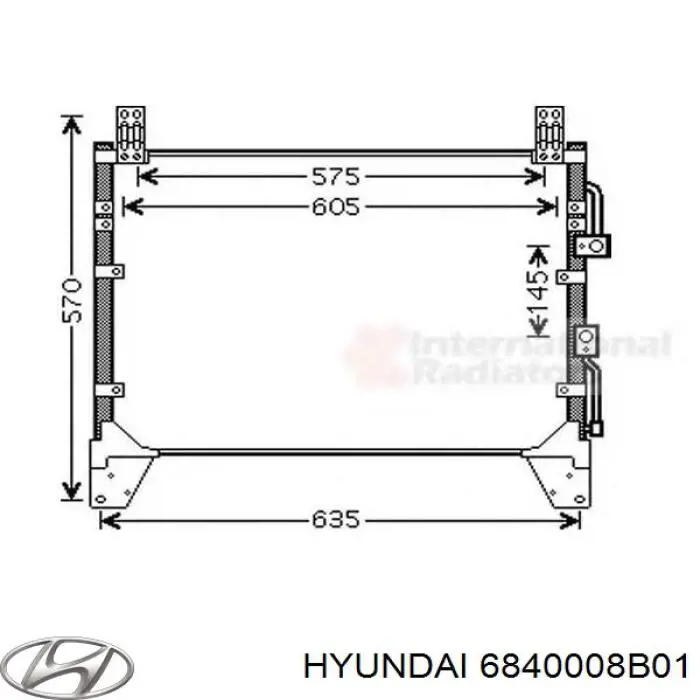 Aire acondicionado capacitor Hyundai/Kia 6840008B01 precio, desde 97,28 EUR
