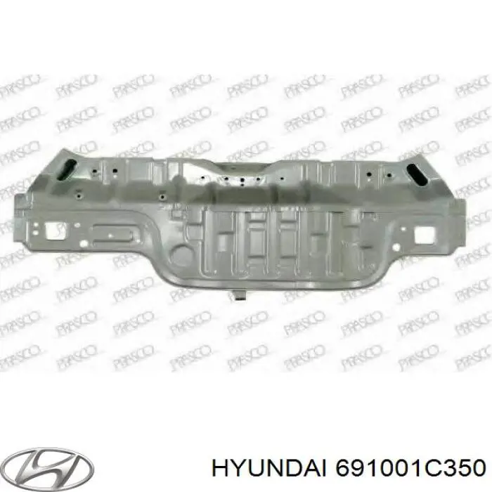 691001C350 Hyundai/Kia panel del maletero trasero