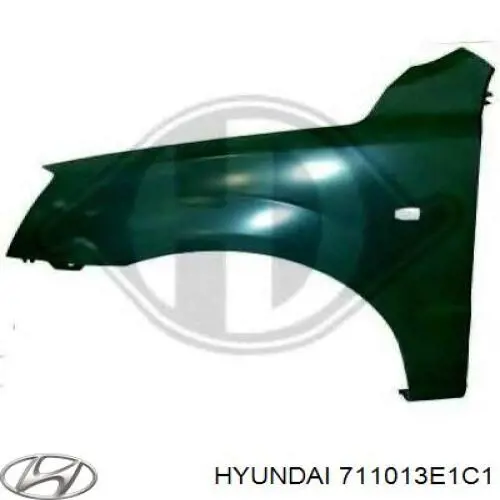 Comprar 711013E1C1 Hyundai/Kia Aleta trasera izquierda