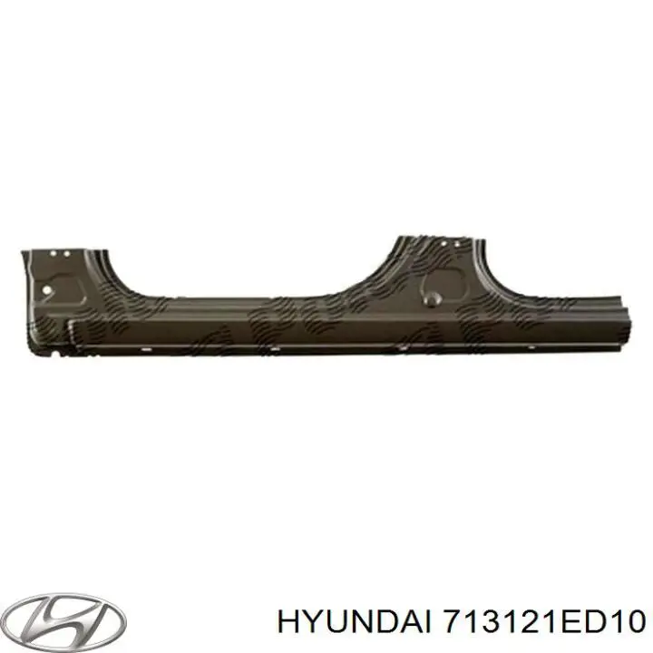 Chapa de acceso izquierda para Hyundai Accent (MC)