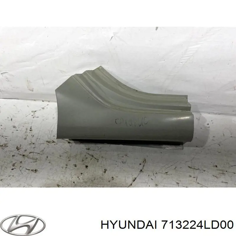 Umbral de puerta, derecha para Hyundai SOLARIS (SBR11)