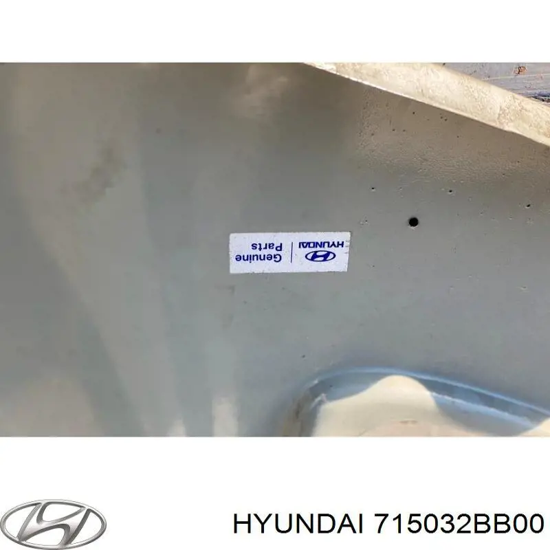 715032BB00 Hyundai/Kia guardabarros trasero izquierdo