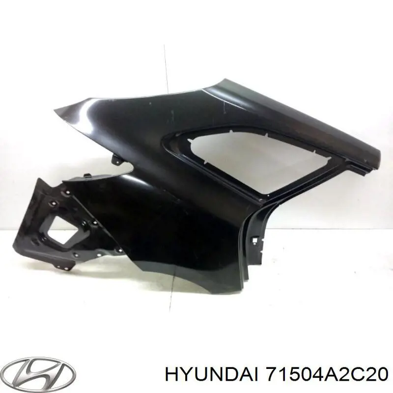 71504A2C20 Hyundai/Kia guardabarros trasero derecho